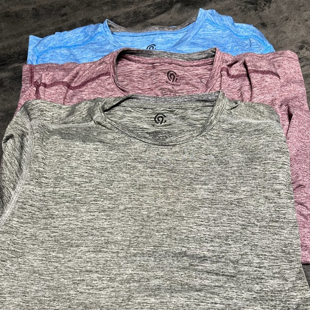 Lot of 3 Mens long sleeve dri fit